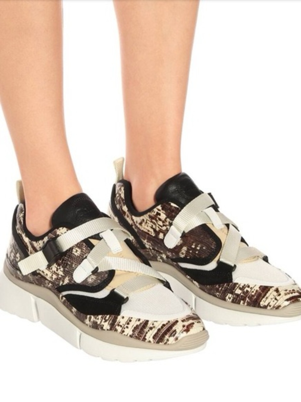 Chloé Sonnie Low-Top Sneakers Like New